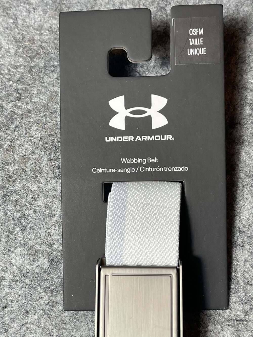 Under Armour Webbing Belt - White
